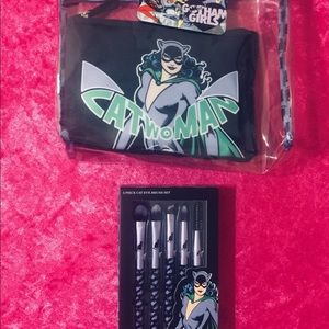 Catwoman Makeup Bag & Cat eye make up brushes